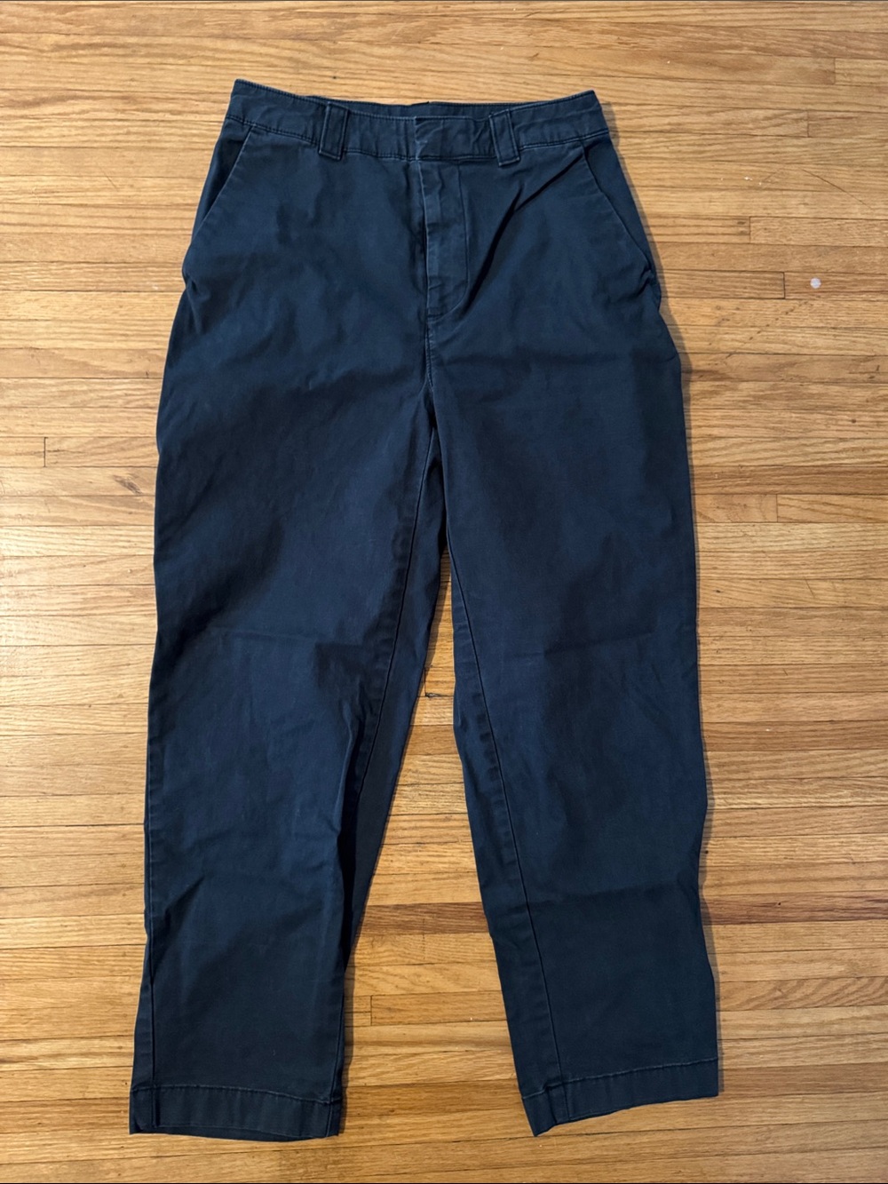 GAP Women's Dark Navy Cotton Straight Up Khaki Chinos Size 00